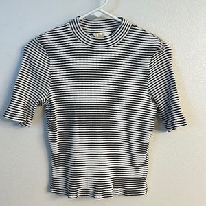 Boden | Cropped Mock-neck Top